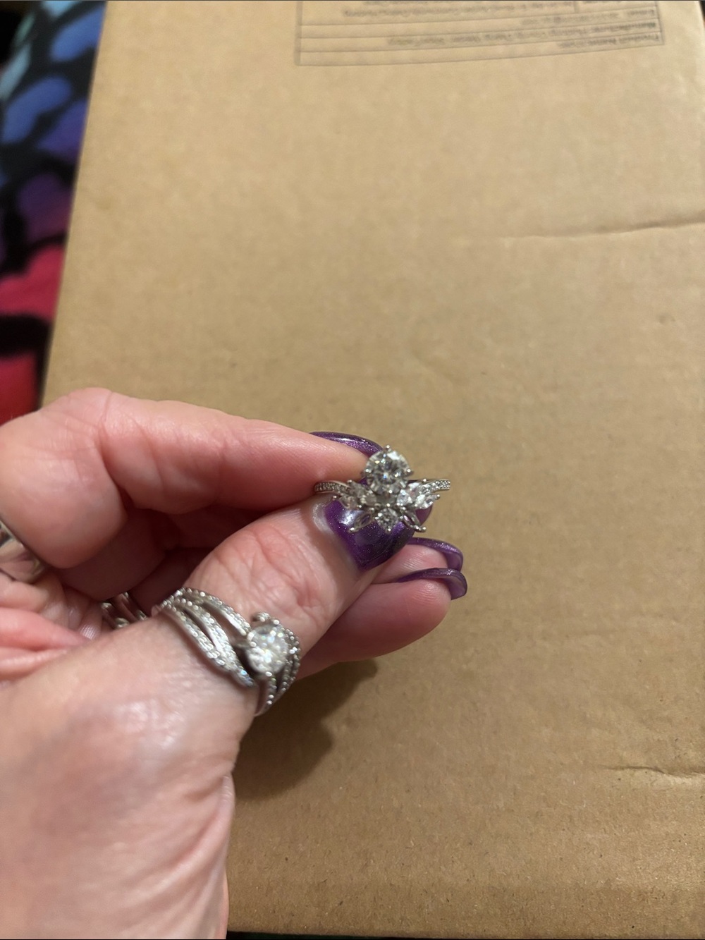 Moissanite Diamond Ring
